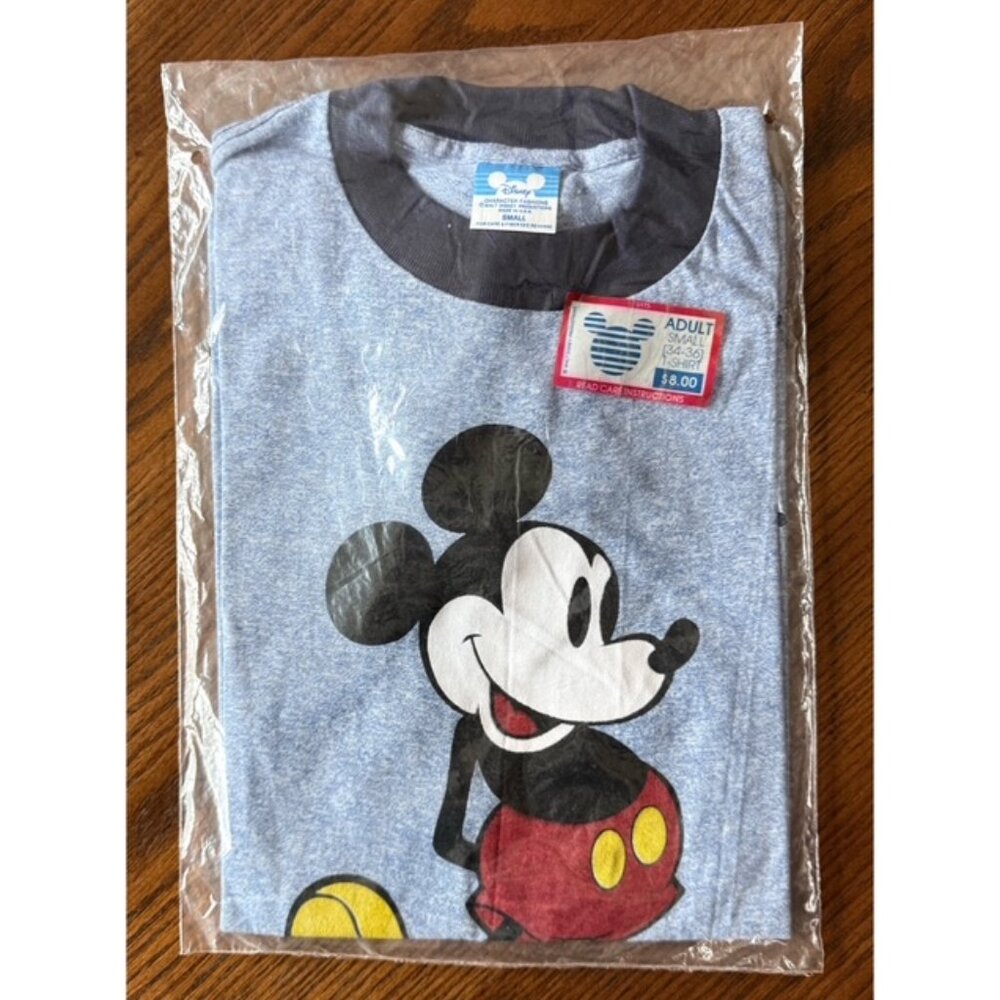 🐭 Vintage Walt Disney Productions Mickey Mouse T-Shirt | USA Made (1982–1986)